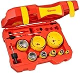 Starrett KDPD19061-N 25 Piece Fastcut Bi-Metal/Diamond Plumbers Hole Saw Kit by Starrett