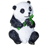 パンダ　置物　ガーデンオーナメント 本物そっくりガーデン置物 可愛い 動物のガーデンオブジェ お庭の置物　キュートなガーデニングインテリア室内 ガーデン 園芸置物