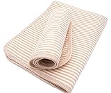 TMVOK おむつ替えシート おむつ取替えマット 大 オムツ替えシート 4重 赤ちゃんにやさしい安心 100% オーガニックコットン オムツ変えマット, 防水吸水 マット 70*100cm