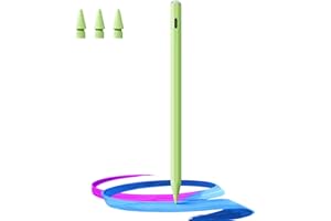HSTT iPadペンシル 2018-2025年全機種対応 アップルペンシル代替 傾き感知/磁気吸着/超高感度 パームリジェクション Type-C 13分急速充電 極細0.9mm 耐摩耗 軽量設計 学生/デザイン/ドローイング用 替芯3本付き iPa