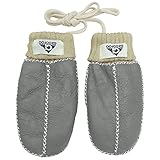 手袋 子供用 GROOFOO ミトン型 ジュニア キッズ グローブ ひも付き 冬 保温 防寒 裏起毛 モコモコ 男の子 女の子 レザー かわいい 編み手袋 ベビーグローブ スキー 雪遊び 通園 通学 