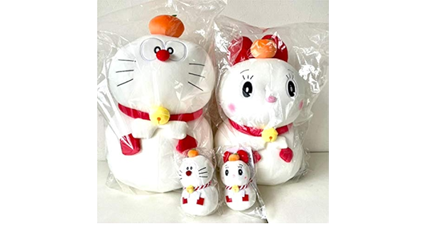 Amazon 郵便局 鏡餅 ドラえもん ドラミちゃん ぬいぐるみ 21年 お餅クッション ぬいぐるみ おもちゃ