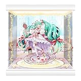初音ミク 15th Anniversary Ver. 1/7 専用 コレクションケース LED ディスプレイ ショーケース (上下+背景照明)