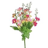 ultnice人工植物人工CinerariaフラワーブーケホームパーティーのBunch