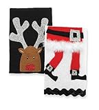 Reindeer or Santa Glitter Towel Reindeer by In Fashion Kids [並行輸入品]