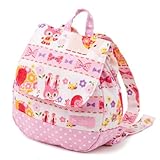 元気にお出かけベビーリュック　お花大好きプリティ動物フレンド（ピンク）　B1600600　日本製