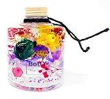 エキゾチックで大人可愛い‼　人気のBottYハーバリウム‼　スタック瓶200ml1本（エキゾチック・マーメイドフラワー）