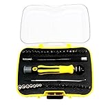 45 in 1精密磁気ドライバーツールキット、正確な修理メンテナンス開口部セットwithピンセット&拡張子シャフト、プロフェッショナルポータブルツールのスマート携帯電話用ラップトップパッド