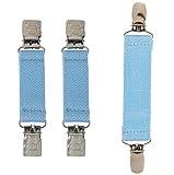 Hold'Em ミトン 帽子クリップ コンボ 幼児キッズ用 しっかり固くグリップ 快適カンタン 帽子と手袋のクリップセット US サイズ: One Size カラー: ブルー