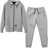 チャンピオン Wrap-Air ジップアップパーカー＆スウェットパンツ 上下セット オックスフォードグレー C3-LB140/C3-LB241 070 L