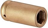 Ampco Safety Tools DWI-3/4D1-1/16 Socket Deep Well Impact Non-Sparking Non-Magnetic Corrosion Resist