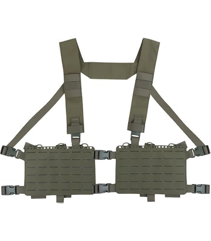 Amazon.co.jp: 戦術チェストリグ 34 スプリットシャーシ H ハーネス