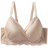 授乳対応Ｌ字型ワイヤークロスオープンモールドブラジャー　　ベージュ　サイズ:C70