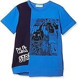 (ハッカキッズ) hakka kids シャープ天竺 切替ダイナソーTシャツ(UV加工) ボーイズ 130 ブルー