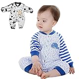 （ガオルイ）Gaorui ベビー服 カバーオール ロンパース パジャマ 子供服 長袖　コットン 前開け ベビー 新生児 幼児 0-20ヶ月設定 　乳牛　鯨