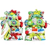 はらぺこあおむし 出産祝い 超豪華DX3段 おむつケーキ ERIC CARLE エリックカール (ムーニーテープタイプＬサイズ, 男の子への贈り物)