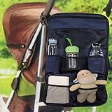 liankeshop ベビーカー用 多機能 バッグ ドリンクホルダー 付き 大容量 多機能小物入れ スマホ ポケットなど たっぷり収納 折りたたみ可能 3色選び