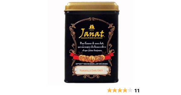 Amazon Janat ジャンナッツ ゴールド シリーズ マルセイユ アールグレイ 100gリーフ缶 Janat ジャンナッツ 紅茶 通販