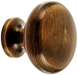 Deltana KR114U5 Solid Brass 1-1/4-Inch Round Knob by Deltana