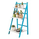 ZJM-flower stand ランディングバンブーフラワースタンド折りたたみ可能な台形フラワーシェルフ (サイズ さいず : L-100cm)