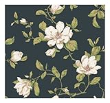 York Wallcoverings ad8202smp Veranda Magnolia Vine 8 x 10壁紙メモ型サンプル