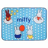 [ミッフィー – ブルー]コーラルフリースBaby Throw Blanket ( 28.7 by 39.4インチ)