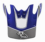Vega Graphic Replacement Visor for Mojave Jr. Off-Road Helmet (Blue) [並行輸入品]