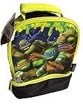 Teenage Mutant Ninja Turtles School Lunch Bag Box Tote Dual Compartment [並行輸入品]