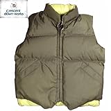 【CRESCENT DOWN WORKS】Kids Down Vest -60/40 Cloth- 【クレセント・ダウン・ワークス】キッズ ダウン ベスト -60/40クロス- ★BROWN 3(95