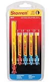 Starrett BU3 Bi-Metal Unique Unified Shank Metal Cutting Jig Saw Blade Assortment 5-Piece Set [並行輸入品