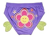 Lovely Sun Flowerベビー乳児パープルSwimおむつ/ Swim Brief、Mサイズ