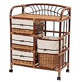 サンフラワーラタン ラタンランドリーラック Y11HR