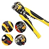 Carejoy 自動ワイヤーストリッパー オートマルチストリッパ ストリップ線径自動調整 絶縁 ケーブル ストリッパー ワイヤーカット かしめ作業 被覆剥き 0.2~6.0mm クリンパ/多機能ワイヤ