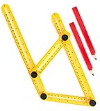 角度ファインダーの請負業者、Handymen & diy-ers |マルチアングル測定ルーラー| Maxform簡単角度定規とangleizerテンプレートツール|右角度測定ツールの設定のタイル& S