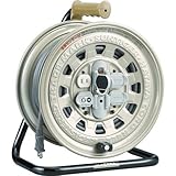 ハタヤ(HATAYA) 屋内用温度センサー付コードリール サンタイガーリール 30m 2P接地4個口コンセント GT-301KXS