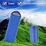 Merssavo キャンプ、バックパッキング、ハイキング用の圧縮バッグ付きメルサボ封筒寝袋