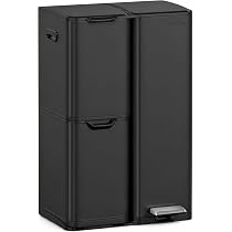 Amazon｜mVm ゴミ箱 分別 縦型2段3分別 60L ダストボックス 蓋付き 大