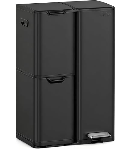 Amazon｜ゴミ箱 ダストボックス ペダル式 3分別 3×18L インナー