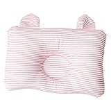 [Jiyaru] 赤ちゃん枕 ベビーまくら 新生児用 可愛い出産祝い Pink Stripe
