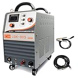 プラズマ切断機　＆　インバーター制御 最大切断30mm 　工業用機　三相 380V　携帯便利　LGK-80s