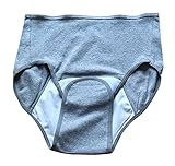 Plus Nao(プラスナオ) 産褥ショーツ 産じょくショーツ 産後 ハイウエスト クロッチオープン クロッチ開閉 ウエスト高め マジックテープ イ グレー L～LL