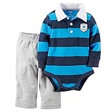 カーターズ carter's babyline アパレル 長袖 ロンパース パンツ セット 綿 マルチカラー 121G159 【並行輸入品】 12M