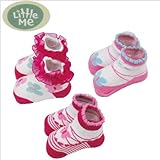 Little Me リトルミー ベビーブーティ 靴下 3足セット 0-12ヶ月