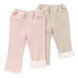 coeur a coeur(クーラクール) 長丈パンツ (70～100cm) キムラタンの子供服 (44418-164) ピンク 90