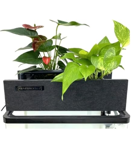 Amazon | せせらぎビオトープ 【水替え不要スリム水槽用】45cm型