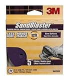 3M 99423ES-9-B 5 by 5-Inch 120 Grit SandBlaster Sanding Discs, 10-Pack by 3M [並行輸入品]