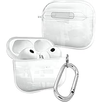 イヤホンケース　ホワイト Amazon | ZENIX DESIGN TECH AirPods Pro2 用 ケース カラビナ付 第2