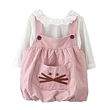 Tovadoo 子供服 ベビー服 女の子 トップス+サロペット 秋冬 長袖 丸襟 姉妹揃い 可愛い 部屋着 保育園 旅行