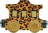 【米国正規商品・並行輸入】ネームトレイン 木製おもちゃ NameTrain Leopard Caboose ヒョウ柄車掌車