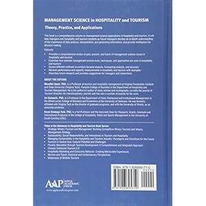 Management Science in Hospitality and Tourism: Theory, Practice, and Applications (Advances in Hospitality and Tourism)